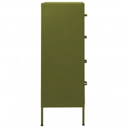 Acquista Cassettiera Verde Oliva 80x35x101,5 cm in Acciaio con riferimento GHV-336198 della ditta GARDENHOME