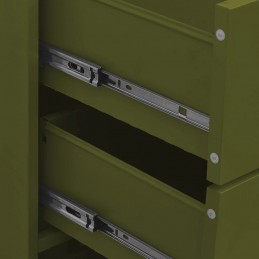 Acquista Cassettiera Verde Oliva 80x35x101,5 cm in Acciaio con riferimento GHV-336198 della ditta GARDENHOME