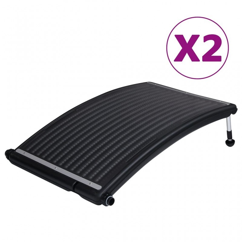 Acquista Pannelli Solari Termici Curvi per Piscina 2 pz 110x65 cm con riferimento GHV-3059850 della ditta GARDENHOME