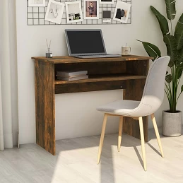 Acquista Scrivania Rovere Fumo 90x50x74 cm in Legno Multistrato con riferimento GHV-815462 della ditta GARDENHOME