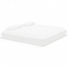 Acquista Giroletto Bianco in Legno Massello 200x200 cm con riferimento GHV-819928 della ditta GARDENHOME