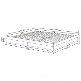 Acquista Giroletto Bianco in Legno Massello 200x200 cm con riferimento GHV-819928 della ditta GARDENHOME