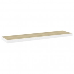Acquista Scaffale a Parete Rovere e Bianco 120x23,5x3,8 cm in MDF con riferimento GHV-326585 della ditta GARDENHOME