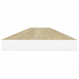 Acquista Scaffale a Parete Rovere e Bianco 120x23,5x3,8 cm in MDF con riferimento GHV-326585 della ditta GARDENHOME