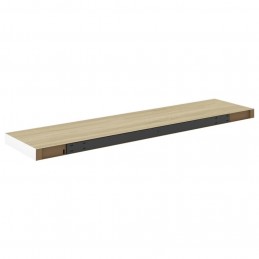 Acquista Scaffale a Parete Rovere e Bianco 120x23,5x3,8 cm in MDF con riferimento GHV-326585 della ditta GARDENHOME