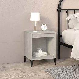 Acquista Comodini 2 pz Grigio Cemento 40x35x50 cm con riferimento GHV-821883 della ditta GARDENHOME
