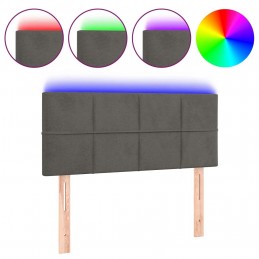 Acquista Testiera a LED Grigio Scuro 90x5x78/88 cm in Similpelle con riferimento GHV-3121649 della ditta GARDENHOME
