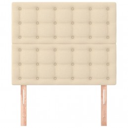 Acquista Testiera 2 pz Crema 90x5x78/88 cm in Tessuto con riferimento GHV-3116753 della ditta GARDENHOME