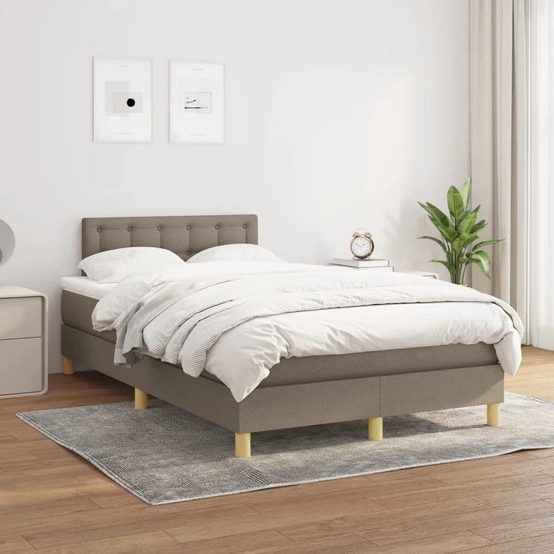 Acquista Giroletto a Molle con Materasso Tortora 120x200 cm in Tessuto con riferimento GHV-3140925 della ditta GARDENHOME