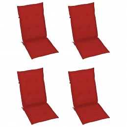 Acquista Sedie da Giardino Reclinabili 4pz Cuscini Acacia Massello con riferimento GHV-3065383 della ditta GARDENHOME