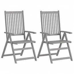 Acquista Sedie da Giardino Reclinabili 2pz con Cuscini Massello Acacia con riferimento GHV-3064703 della ditta GARDENHOME