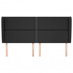 Acquista Testiera ad Orecchio Nera 203x23x118/128 cm in Similpelle con riferimento GHV-3117924 della ditta GARDENHOME