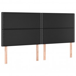 Acquista Testiere 4 pz Nere 100x5x78/88 cm in Similpelle con riferimento GHV-3116300 della ditta GARDENHOME