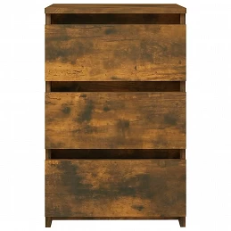 Acquista Comodino Rovere Fumo 40x35x62,5 cm in Legno Multistrato con riferimento GHV-815171 della ditta GARDENHOME