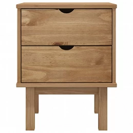 Acquista Comodino OTTA Grigio 46x39,5x57 cm in Legno Massello di Pino con riferimento GHV-348576 della ditta GARDENHOME