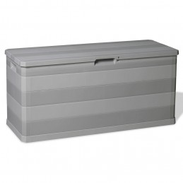 Acquista Baule da Giardino Grigio 117x45x56 cm con riferimento GHV-43709 della ditta GARDENHOME
