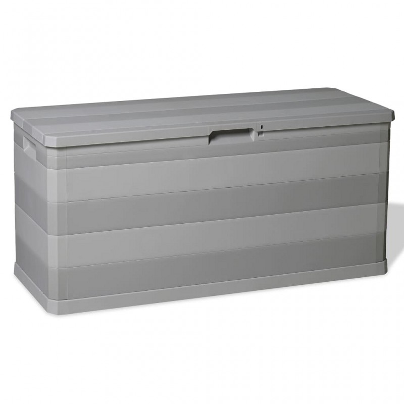 Acquista Baule da Giardino Grigio 117x45x56 cm con riferimento GHV-43709 della ditta GARDENHOME