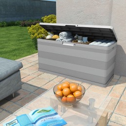 Acquista Baule da Giardino Grigio 117x45x56 cm con riferimento GHV-43709 della ditta GARDENHOME