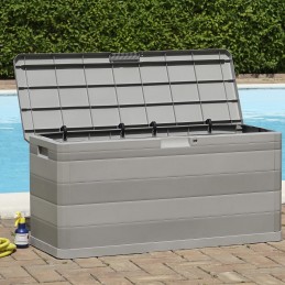 Acquista Baule da Giardino Grigio 117x45x56 cm con riferimento GHV-43709 della ditta GARDENHOME