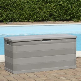 Acquista Baule da Giardino Grigio 117x45x56 cm con riferimento GHV-43709 della ditta GARDENHOME