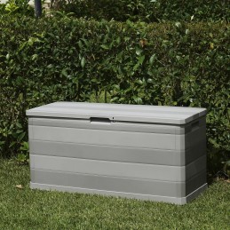 Acquista Baule da Giardino Grigio 117x45x56 cm con riferimento GHV-43709 della ditta GARDENHOME