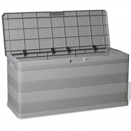 Acquista Baule da Giardino Grigio 117x45x56 cm con riferimento GHV-43709 della ditta GARDENHOME