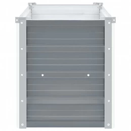 Acquista Letto Rialzato Giardino in Acciaio Zincato 160x40x45 cm Grigio con riferimento GHV-44850 della ditta GARDENHOME