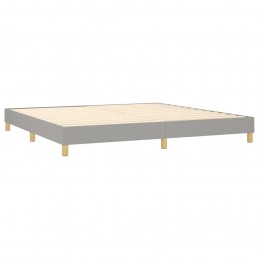 Acquista Giroletto a Molle con Materasso Grigio Chiaro 200x200cm Tessuto con riferimento GHV-3140481 della ditta GARDENHOME