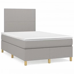 Acquista Giroletto a Molle con Materasso Grigio Chiaro 120x200cm Tessuto con riferimento GHV-3142161 della ditta GARDENHOME