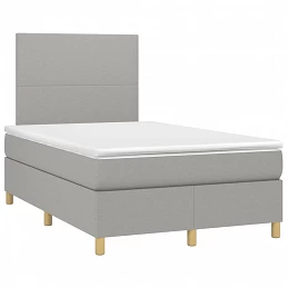 Acquista Giroletto a Molle con Materasso Grigio Chiaro 120x200cm Tessuto con riferimento GHV-3142161 della ditta GARDENHOME