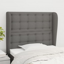 Acquista Testiera ad Orecchio Grigio Scuro 83x23x118/128 cm in Tessuto con riferimento GHV-3118365 della ditta GARDENHOME