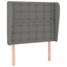 Acquista Testiera ad Orecchio Grigio Scuro 83x23x118/128 cm in Tessuto con riferimento GHV-3118365 della ditta GARDENHOME