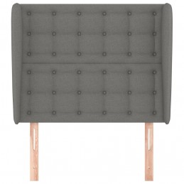 Acquista Testiera ad Orecchio Grigio Scuro 83x23x118/128 cm in Tessuto con riferimento GHV-3118365 della ditta GARDENHOME