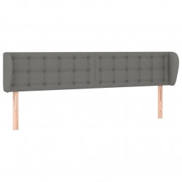 Acquista Testiera ad Orecchio Grigio Scuro 163x23x78/88 cm in Tessuto con riferimento GHV-3117585 della ditta GARDENHOME