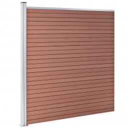 Acquista Recinzione da Giardino in WPC 1737x186 cm Marrone con riferimento GHV-3053215 della ditta GARDENHOME