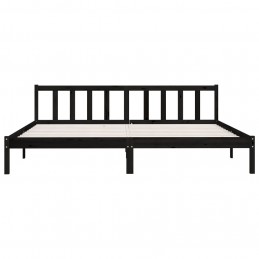 Acquista Giroletto Nero in Legno Massello di Pino 200x200 cm con riferimento GHV-810106 della ditta GARDENHOME