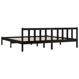 Acquista Giroletto Nero in Legno Massello di Pino 200x200 cm con riferimento GHV-810106 della ditta GARDENHOME