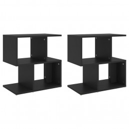 Acquista Comodini 2 pz Nero 50x30x51,5 cm in Truciolato con riferimento GHV-806367 della ditta GARDENHOME