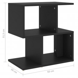 Acquista Comodini 2 pz Nero 50x30x51,5 cm in Truciolato con riferimento GHV-806367 della ditta GARDENHOME