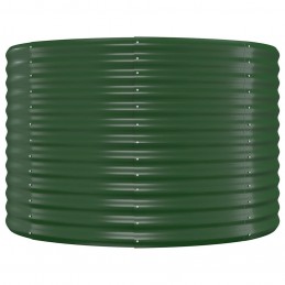 Acquista Letto Giardino Acciaio Verniciato a Polvere 249x100x68 cm Verde con riferimento GHV-319063 della ditta GARDENHOME