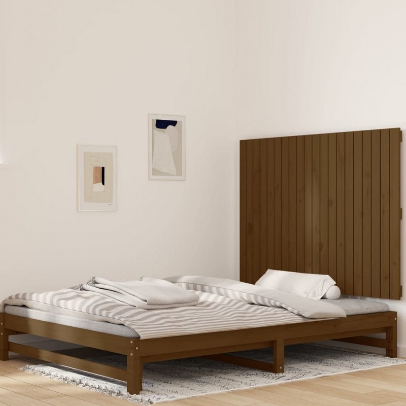 Acquista Testiera da Parete Miele 127,5x3x90cm in Legno Massello di Pino con riferimento GHV-824891 della ditta GARDENHOME