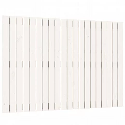 Acquista Testiera da Parete Bianca 127,5x3x90 cm Legno Massello di Pino con riferimento GHV-824889 della ditta GARDENHOME
