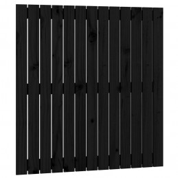 Acquista Testiera da Parete Nera 82,5x3x90 cm in Legno Massello di Pino con riferimento GHV-824907 della ditta GARDENHOME