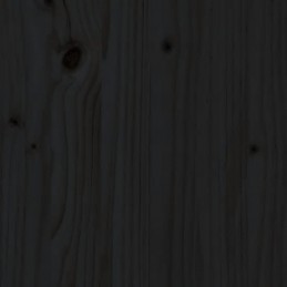 Acquista Testiera da Parete Nera 82,5x3x90 cm in Legno Massello di Pino con riferimento GHV-824907 della ditta GARDENHOME