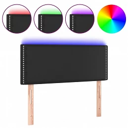 Acquista Testiera Nero a LED 90x5x78/88 cm in Similpelle con riferimento GHV-3121550 della ditta GARDENHOME