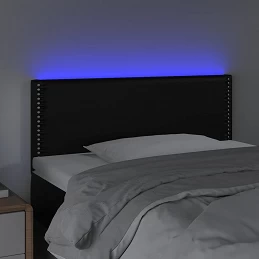Acquista Testiera Nero a LED 90x5x78/88 cm in Similpelle con riferimento GHV-3121550 della ditta GARDENHOME