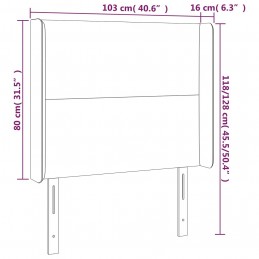 Acquista Testiera a LED Crema 103x16x118/128 cm in Tessuto con riferimento GHV-3123763 della ditta GARDENHOME