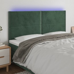 Testiera a LED Verde Scuro...