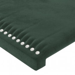 Acquista Testiera a LED Verde Scuro 200x5x118/128 cm in Velluto con riferimento GHV-3122353 della ditta GARDENHOME