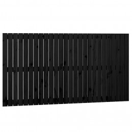 Acquista Testiera da Parete Nera 166x3x90 cm in Legno Massello di Pino con riferimento GHV-824912 della ditta GARDENHOME
